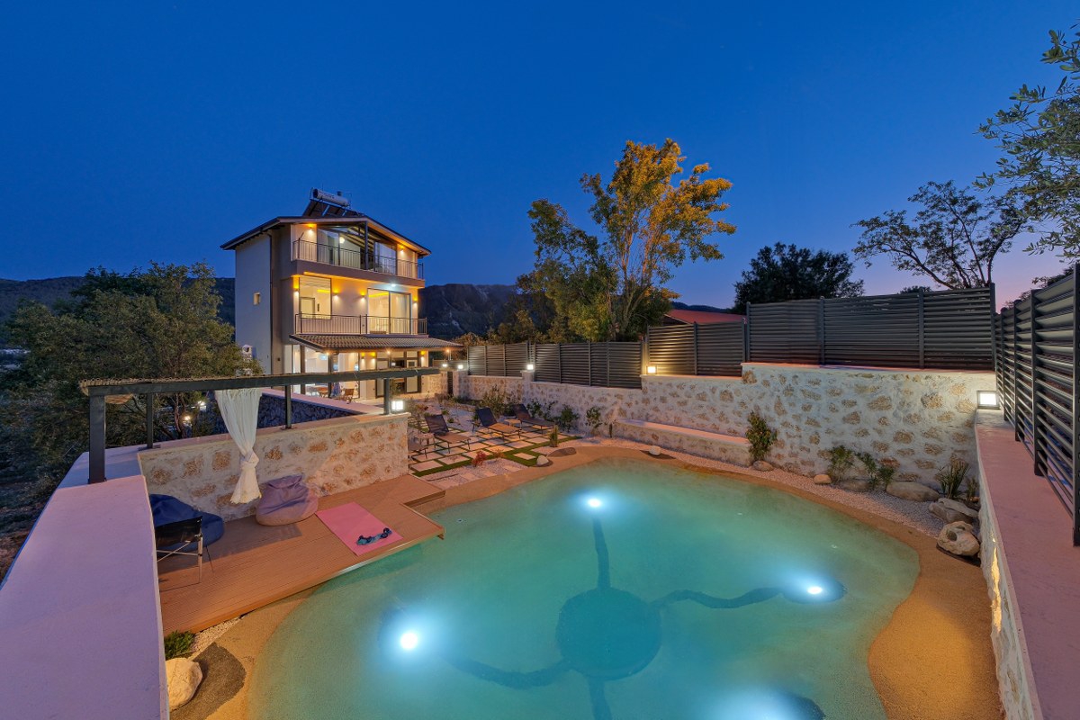 Villa Roma|Korunaklı Havuz Alanı|Çift Jakuzi| Doğa Manzaralı - Vilbox