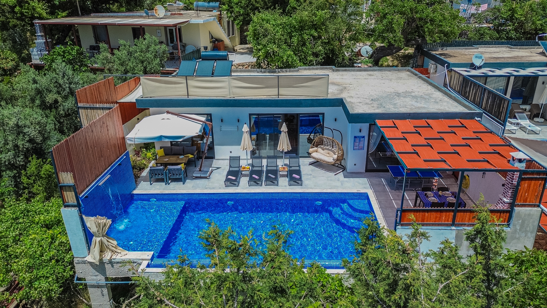 Villa Songül|Deniz Manzaralı |Muhafazakar Havuz - Vilbox
