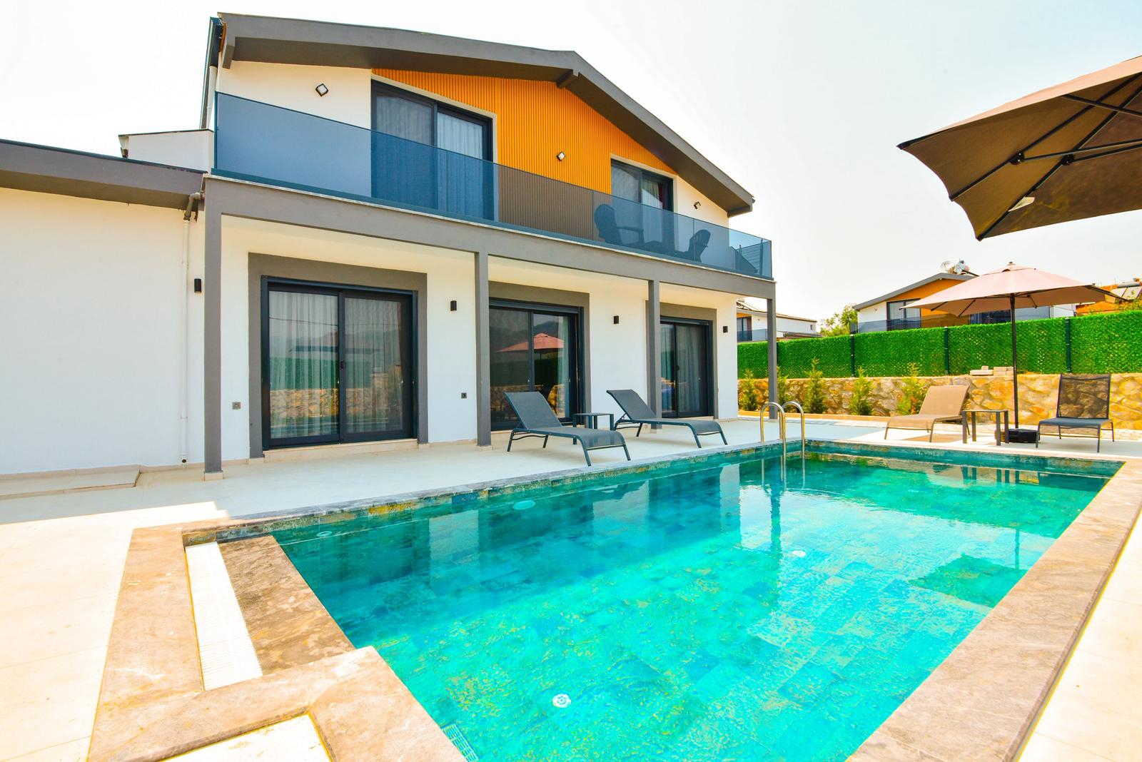 Villa Mumbai 2| Jakuzili |Korunaklı Havuz Alanı| Sauna| Kapalı Isıtmalı Havuz - Vilbox